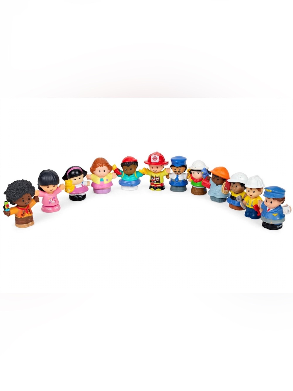 Fisher-Price Little People Lot 12 Figures Community Helpers Kids Y2K